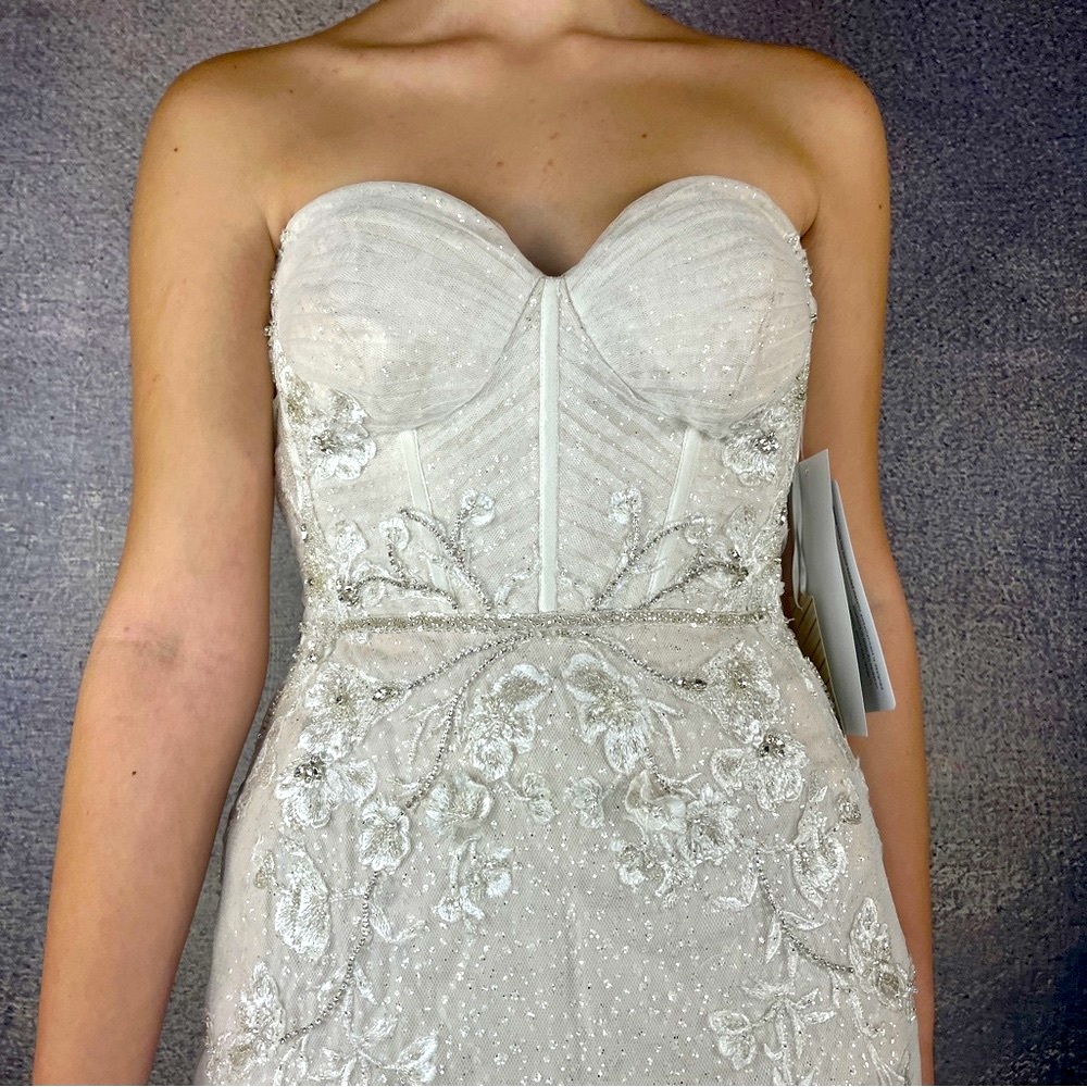 BRAND NEW WEDDING DRESS 4P IVORY STONE ADDITIONAL PHOTOS